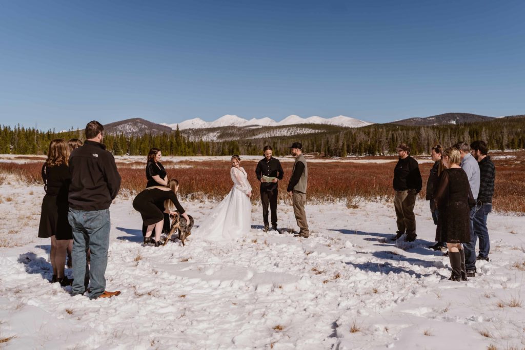 Couple chooses to elope in Colorado for their winter wedding