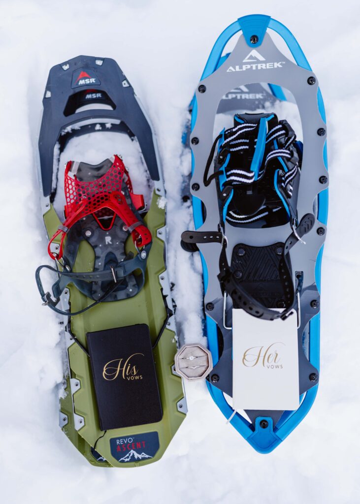 Snowshoes with rings