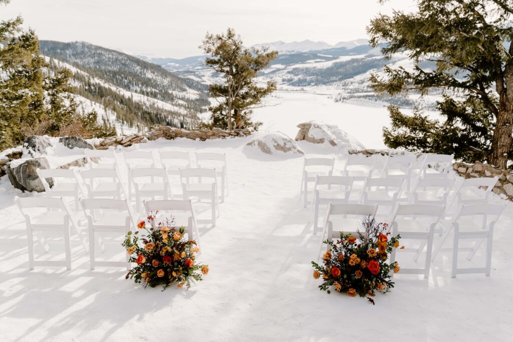 Couples winter elopement in Breckenridge, Colorado