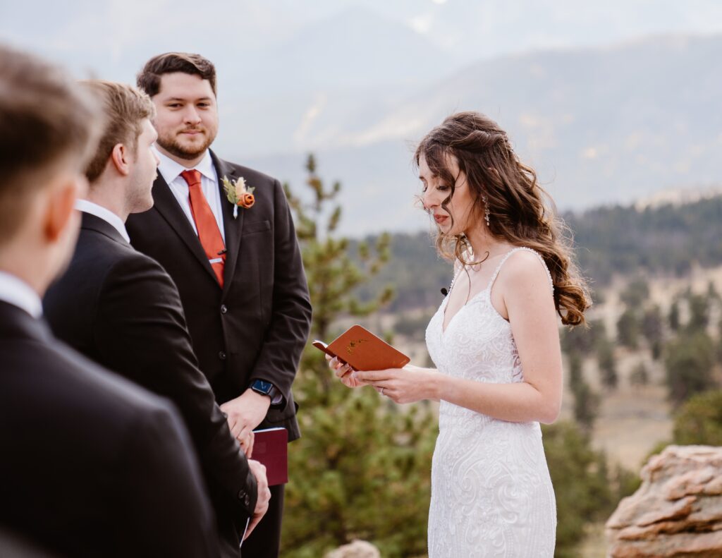 Couples 3M Curve elopement in Rocky Mountain National Park