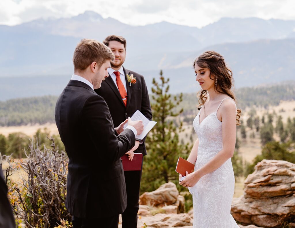 Couples 3M Curve elopement in Rocky Mountain National Park