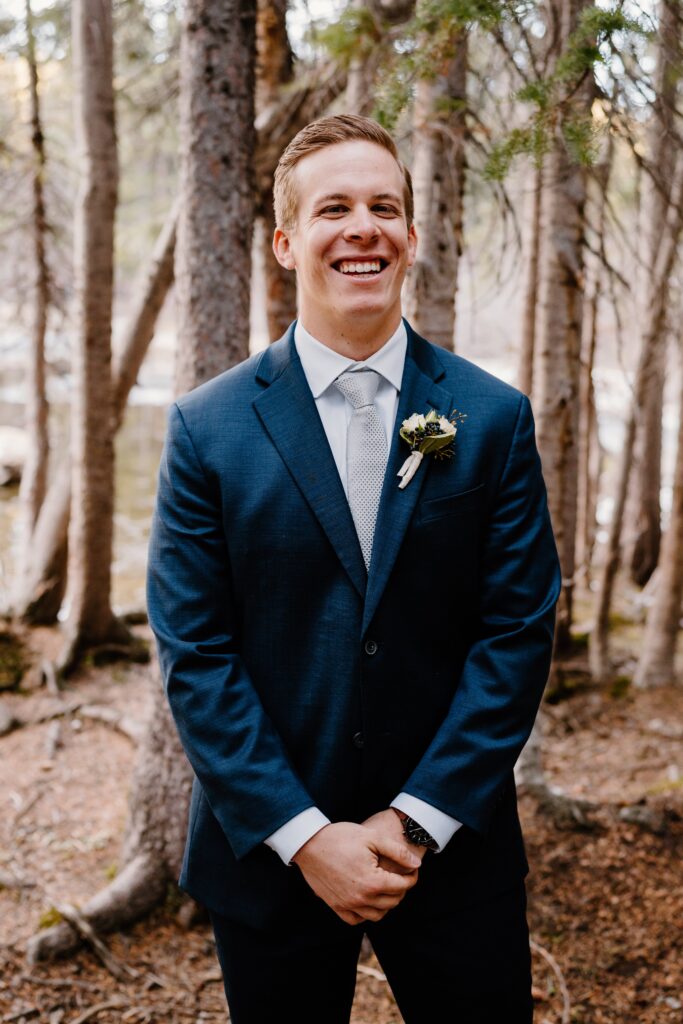 Groom in Rocky Mountain National Park