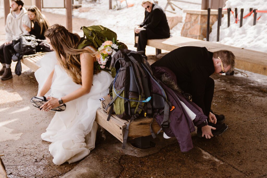 Rocky Mountain National Park Elopement at Sprague Lake