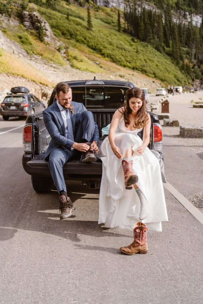 Shoes for a Colorado Elopement