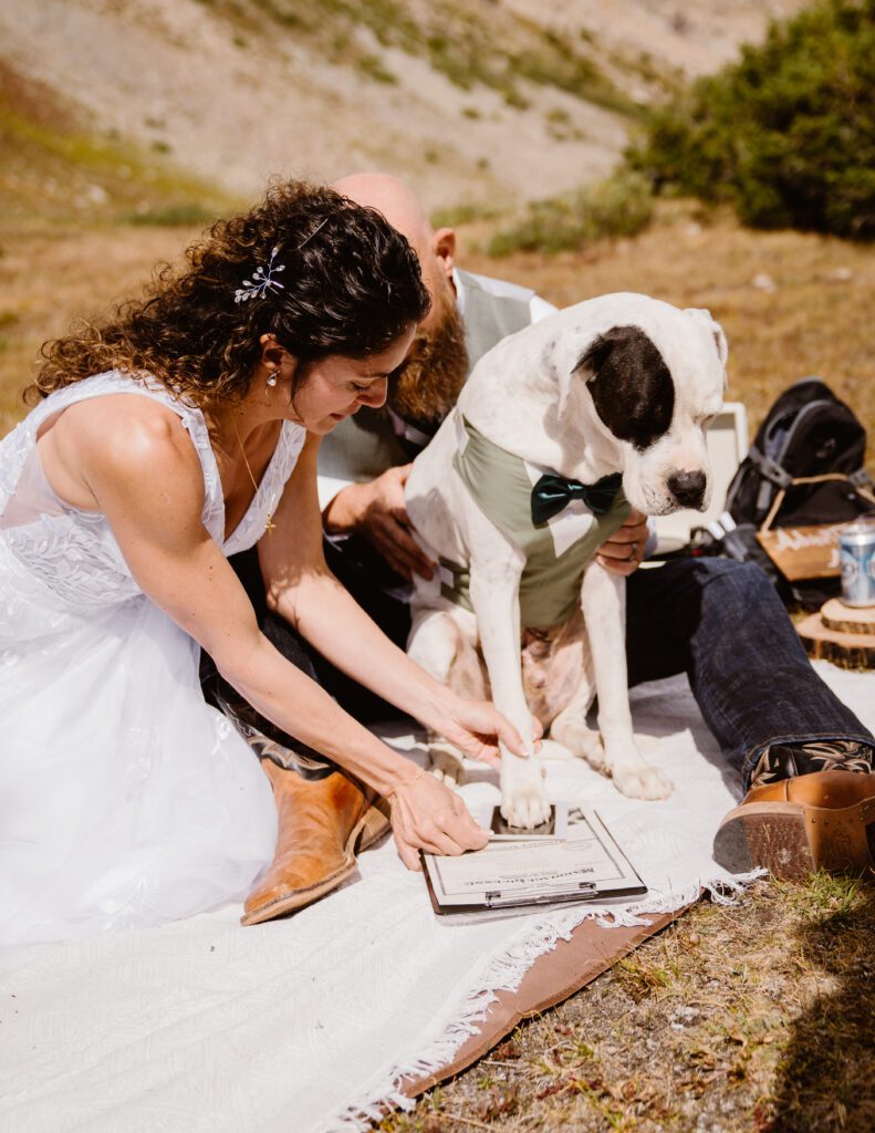 fall elopement in breckenridge colorado