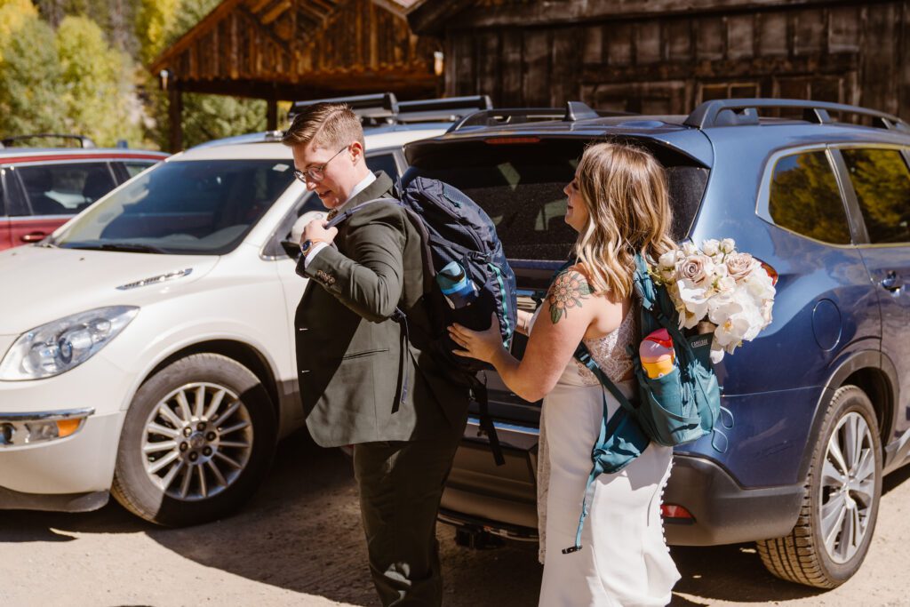Loveland Pass Colorado elopement