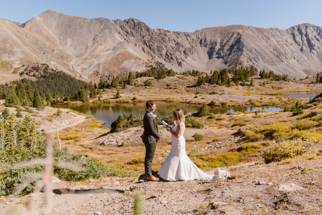 Loveland Pass Colorado elopement