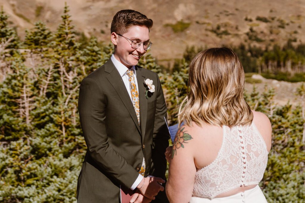 Loveland Pass Colorado elopement