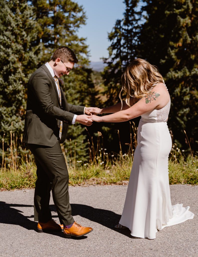 Loveland Pass Colorado elopement