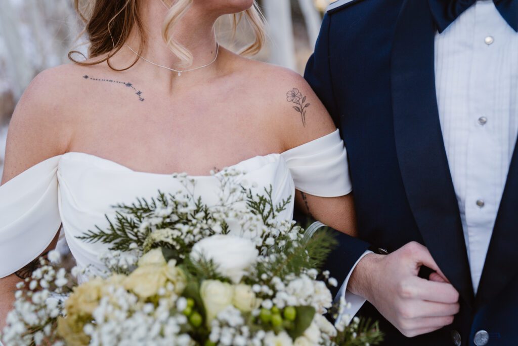 Genuine joy captured during a winter elopement in Breckenridge