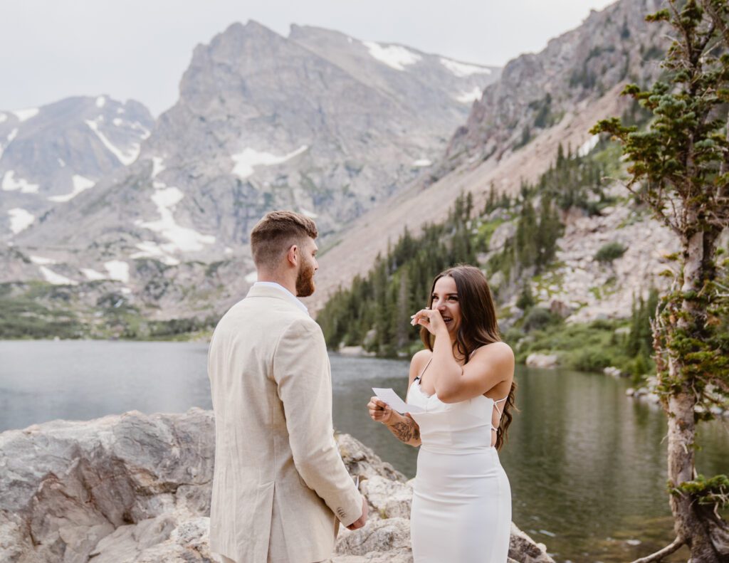 A Summer Elopement at Lake Isabelle Colorado: Taylor and Jacob's Self-Solemnizing Wedding