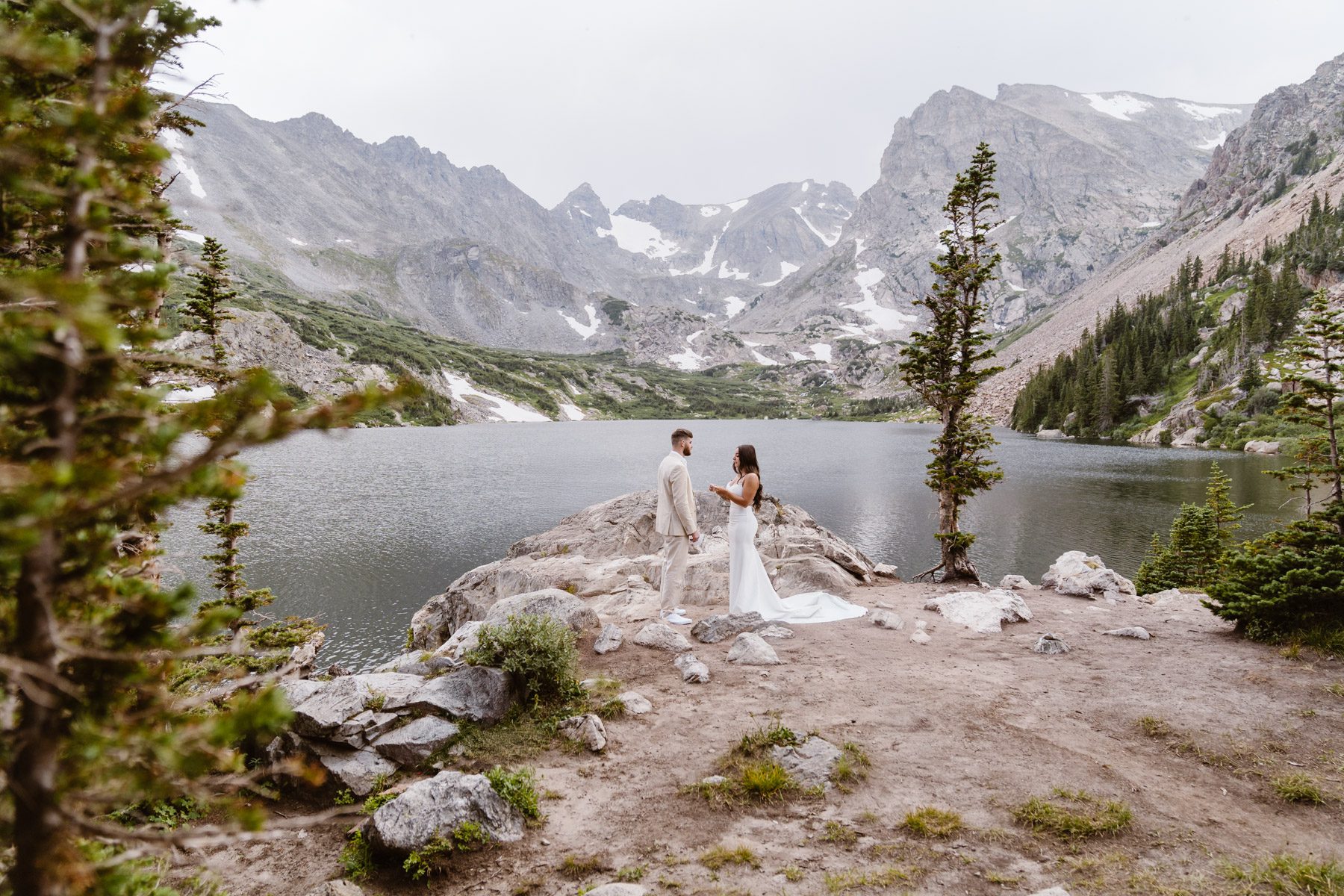 A Summer Elopement at Lake Isabelle Colorado: Taylor and Jacob's Self-Solemnizing Wedding