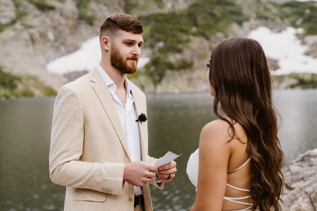 A Summer Elopement at Lake Isabelle Colorado: Taylor and Jacob's Self-Solemnizing Wedding