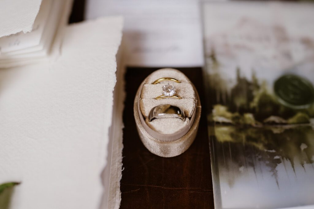 Bride getting ready at the Viceroy in Aspen, Colorado for her wedding in Aspen.