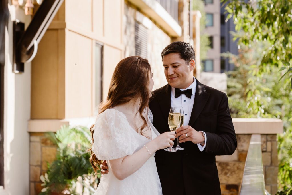 Wedding reception photography at the Viceroy in Aspen, Colorado